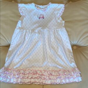 Magnolia Baby girls pink golf dress